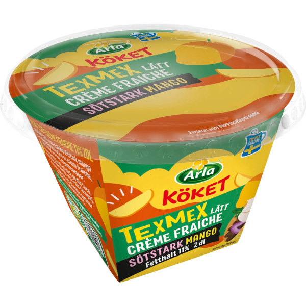 Arla Köket Crème Fraiche Lätt Texmex Sötstark Mango