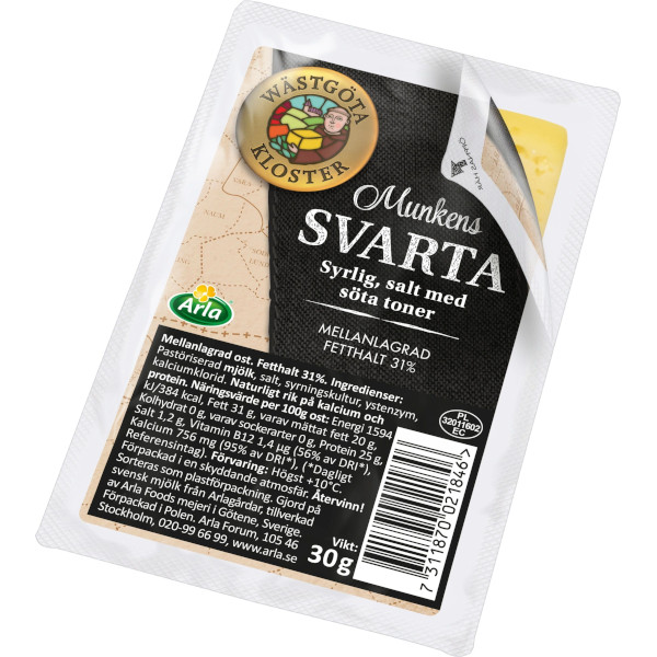 Wästgöta Kloster Munkens Svarta Skivad