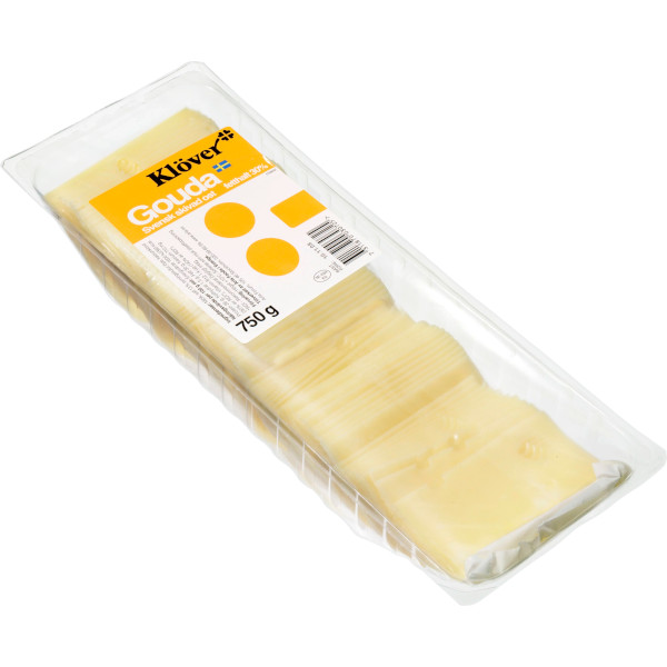 Klöver Gouda 30% Skivad