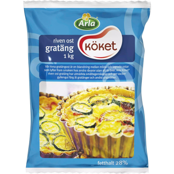 Arla Köket Riven Ost Gratäng