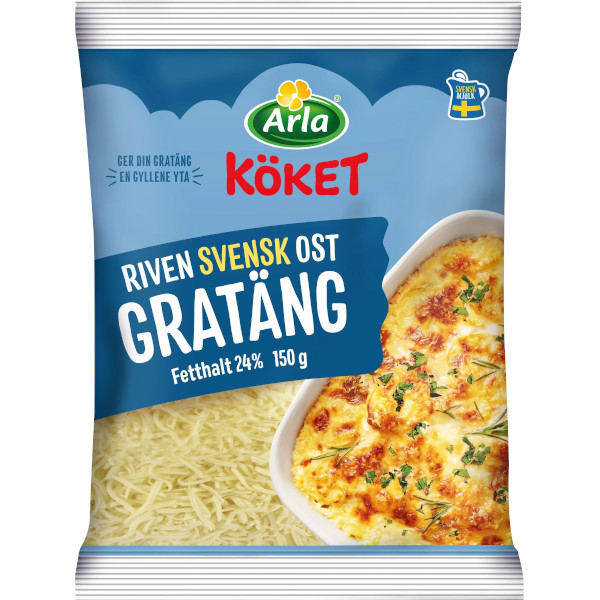 Arla Köket Riven Ost Gratäng
