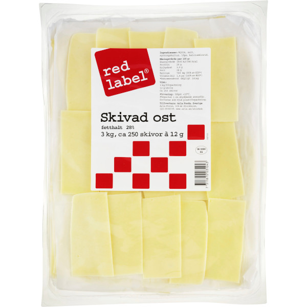 Red Label (Arla) Ost Skivad