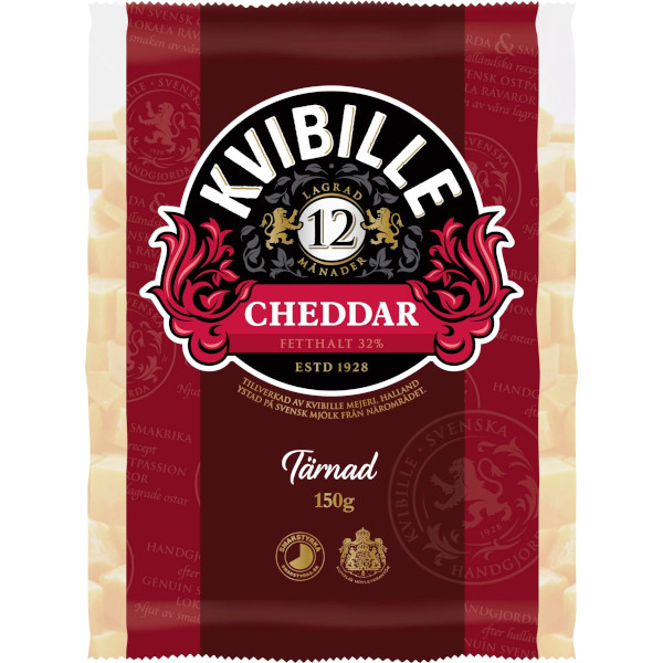 Kvibille Cheddar 12 Månader Tärnad