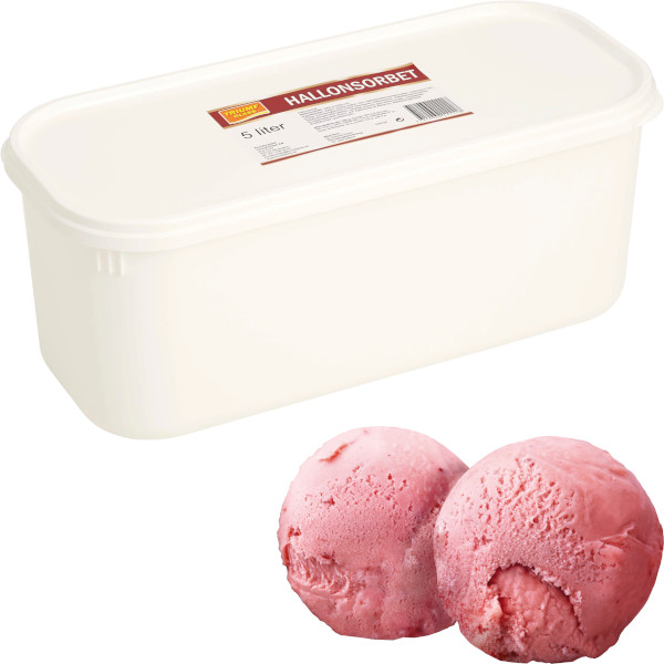 Triumf Glass Hallonsorbet