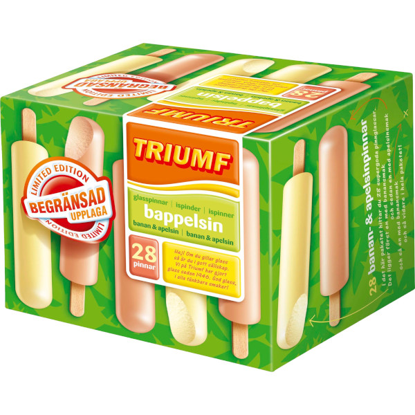 Triumf Glass Glasspinne Bappelsin