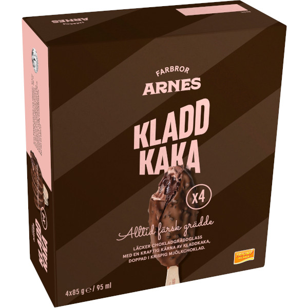 Farbror Arnes Glasspinne Kladdkaka