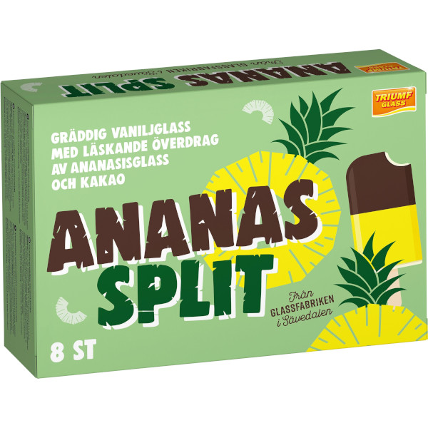 Triumf Glass Glasspinne Ananas Split