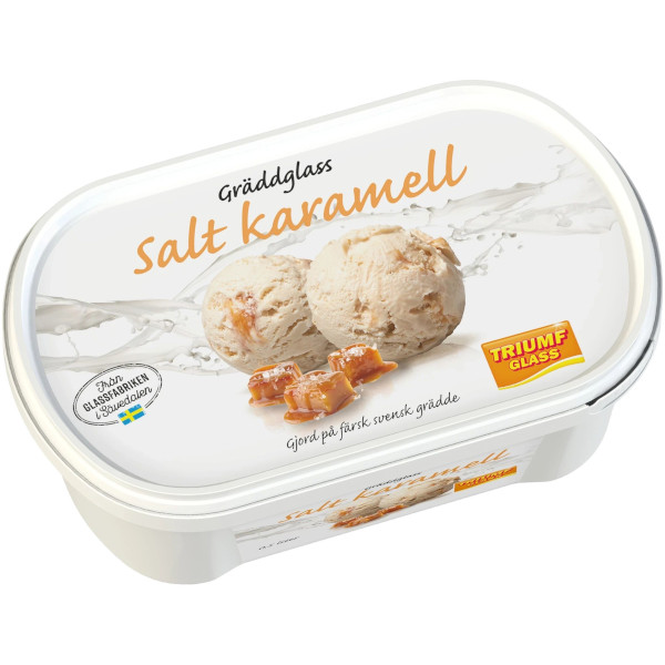 Triumf Glass Gräddglass Salt Karamell