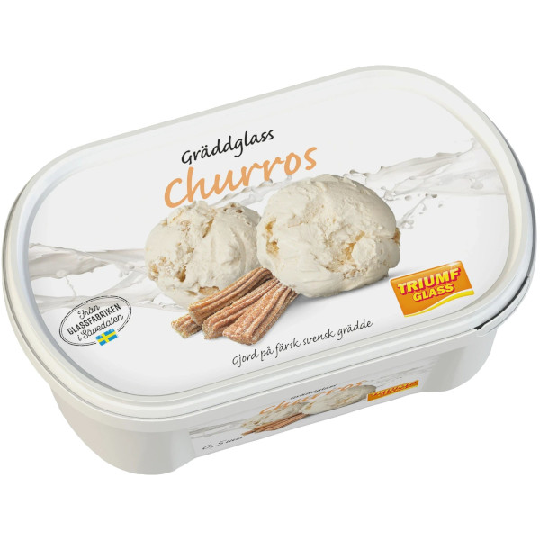 Triumf Glass Gräddglass Churros