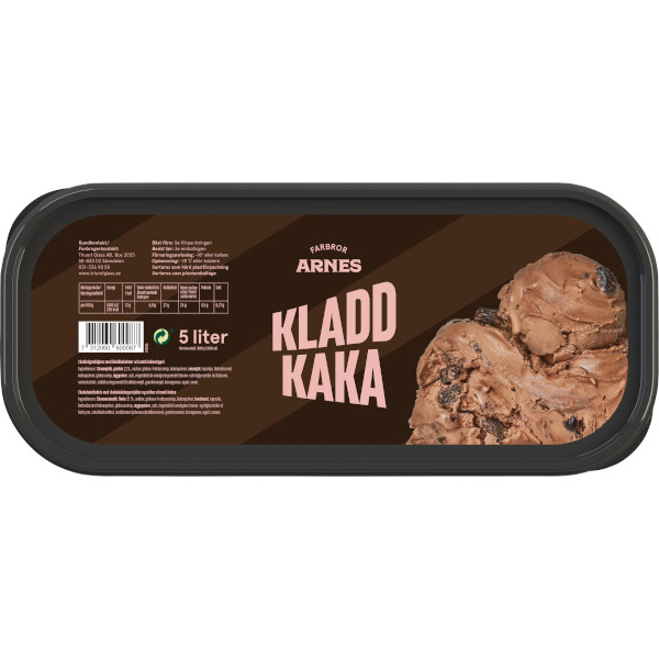 Farbror Arnes Gräddglass Kladdkaka