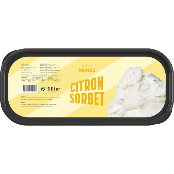 Farbror Arnes Citronsorbet