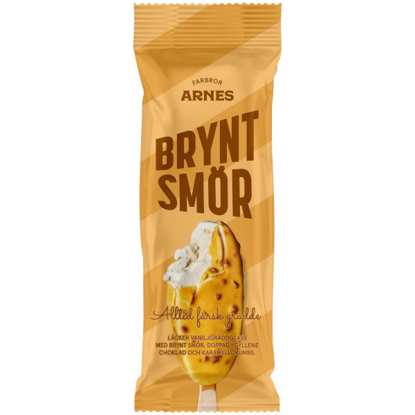 Farbror Arnes Glasspinne Brynt Smör