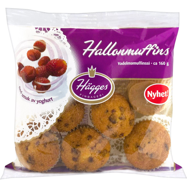 Hägges Hallonmuffins