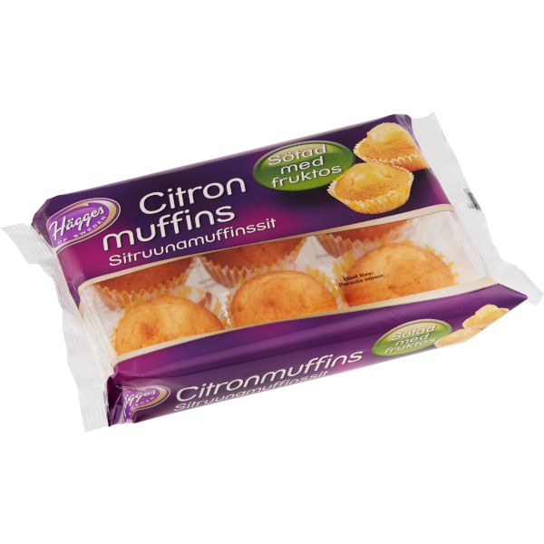 Hägges Citronmuffins Fruktos