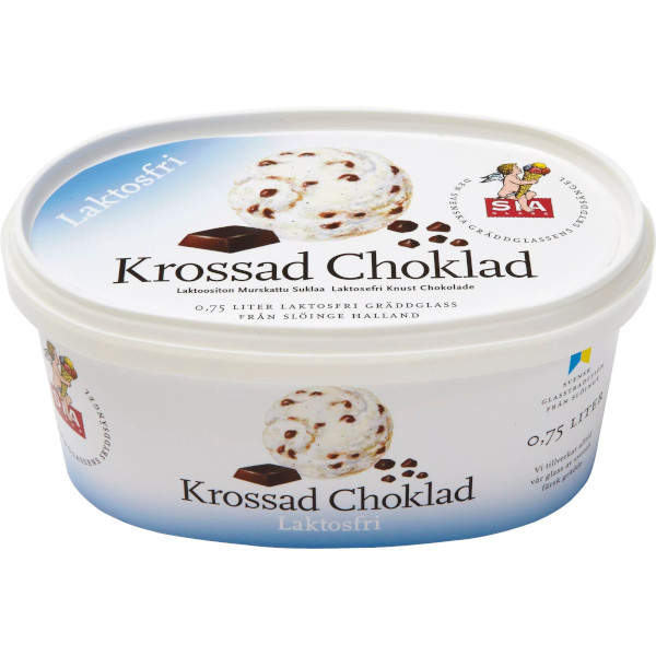 SIA Glass Gräddglass Krossad Choklad Laktosfri