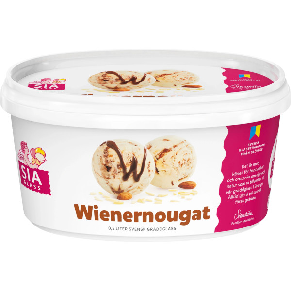 SIA Glass Gräddglass Wienernougat