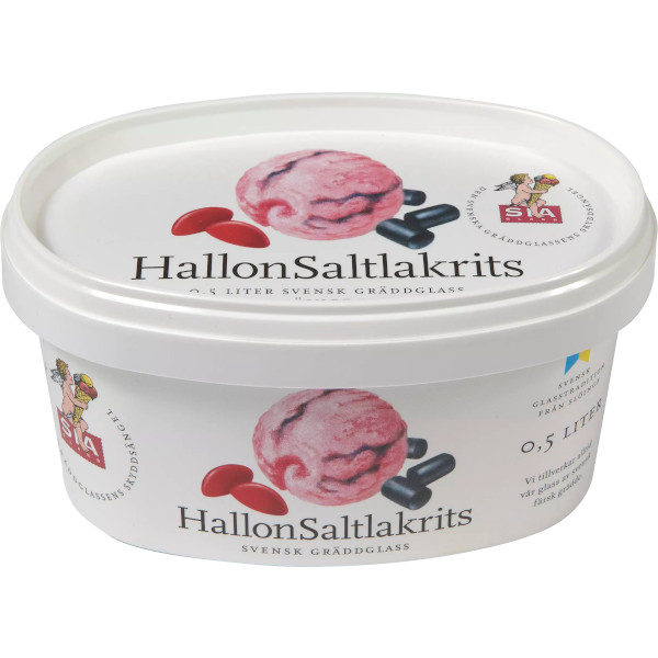 SIA Glass Gräddglass Hallon/Saltlakrits