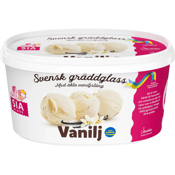SIA Glass Gräddglass Vanilj