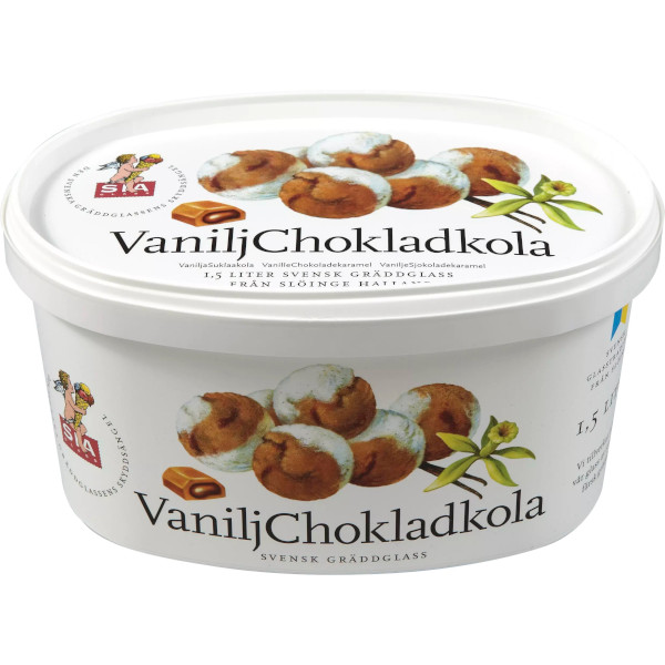 SIA Glass Gräddglass Vanilj/Chokladkola