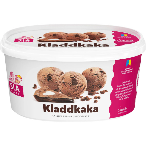SIA Glass Gräddglass Kladdkaka