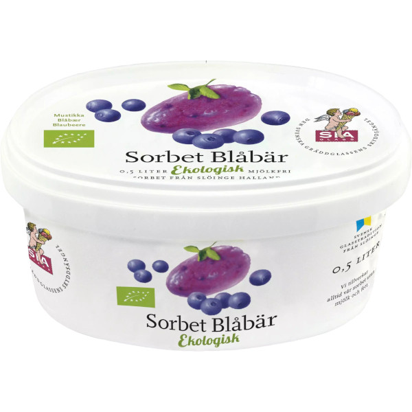 SIA Glass Sorbet Blåbär Ekologisk
