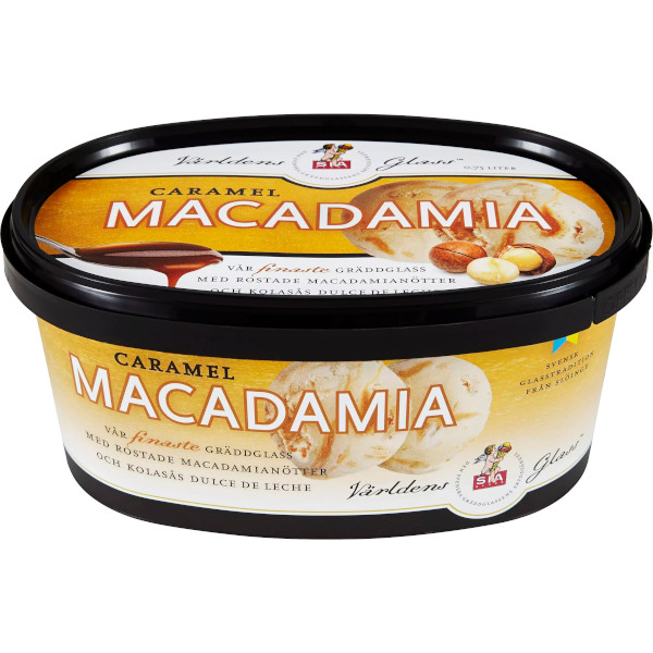 SIA Glass Gräddglass Caramel Macadamia