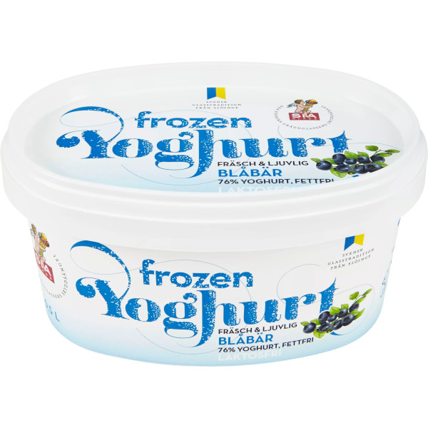 SIA Glass Frozen Yoghurt Blåbär