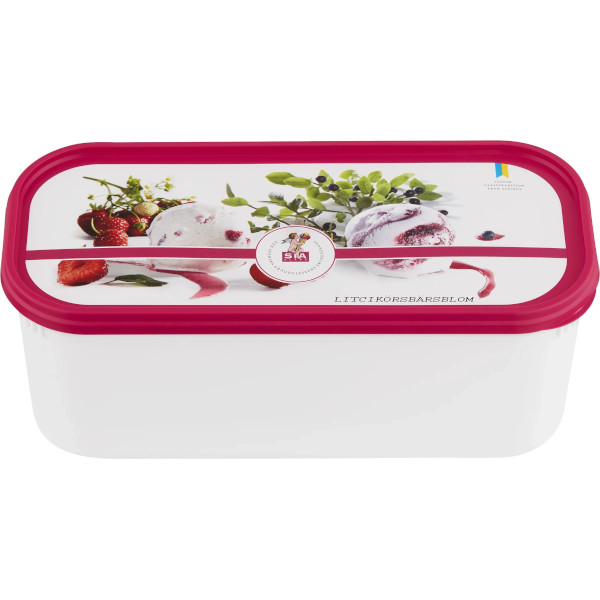 SIA Glass Gräddglass Litchi/Körsbärsblom