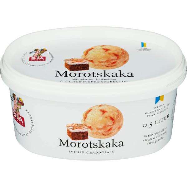 SIA Glass Gräddglass Morotskaka