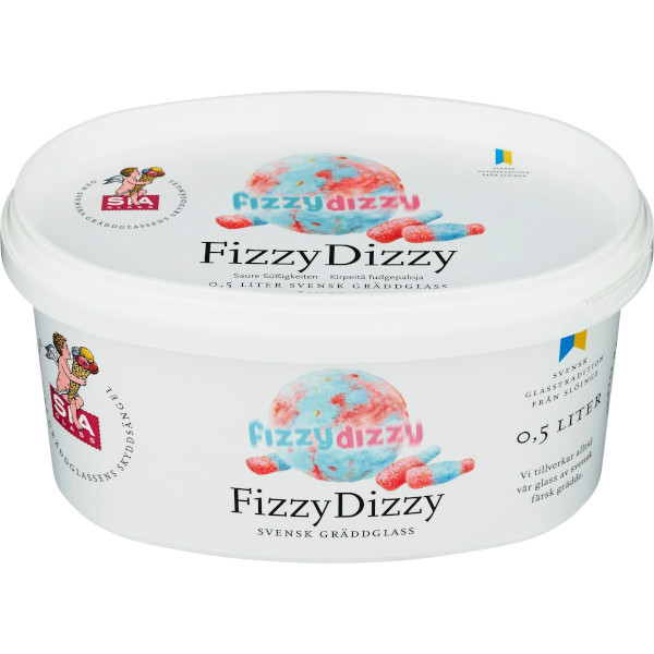 SIA Glass Gräddglass Fizzy Dizzy