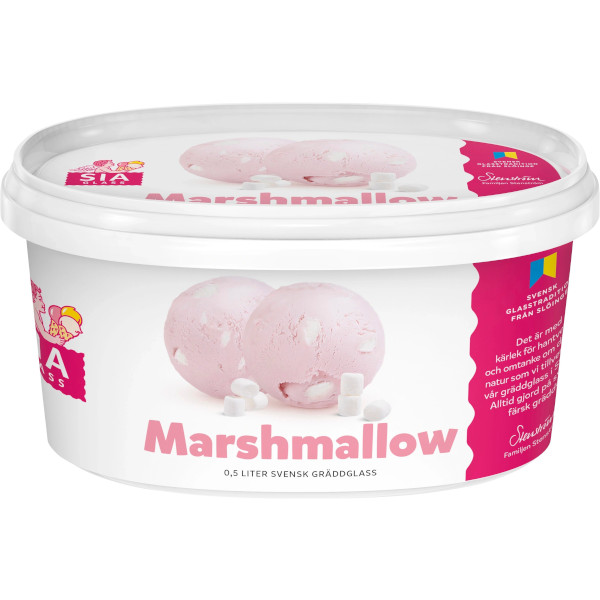 SIA Glass Gräddglass Marshmallow