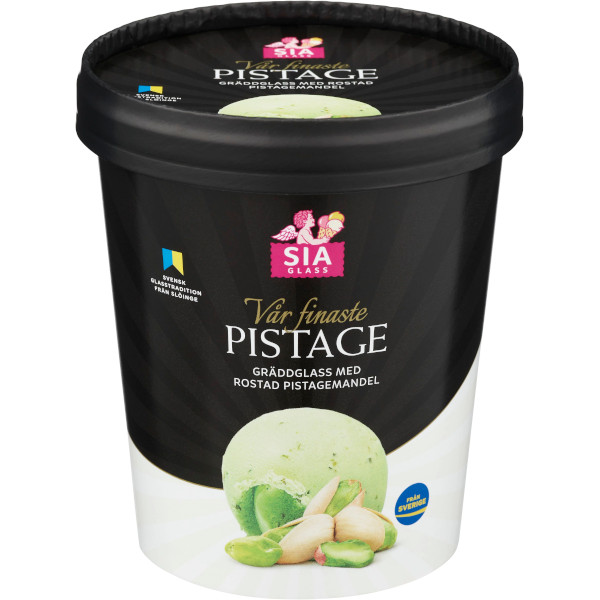 SIA Glass Gräddglass Vår Finaste Pistage