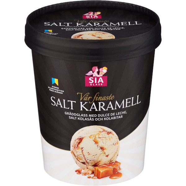 SIA Glass Gräddglass Vår Finaste Salt Karamell