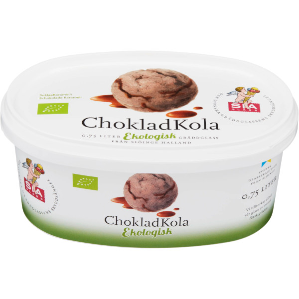 SIA Glass Gräddglass Chokladkola Ekologisk