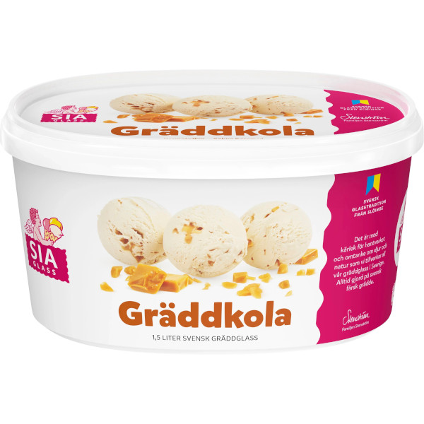 SIA Glass Gräddglass Gräddkola