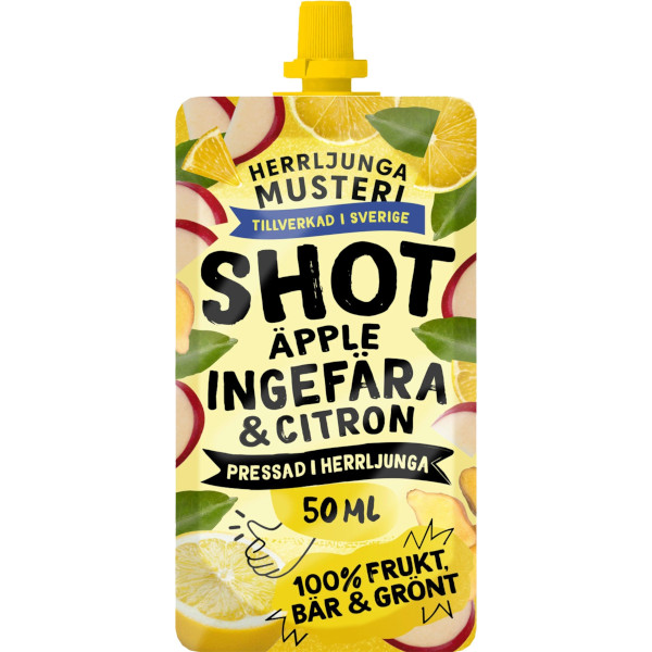 Herrljunga Musteri Shot Äpple/Ingefära/Citron