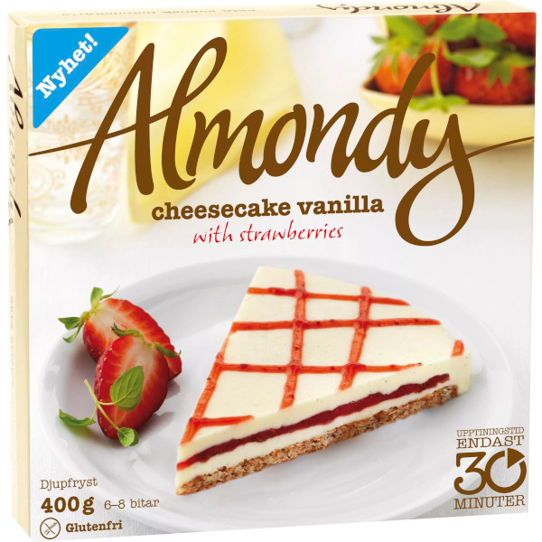 Almondy Cheesecake Vanilla & Strawberries