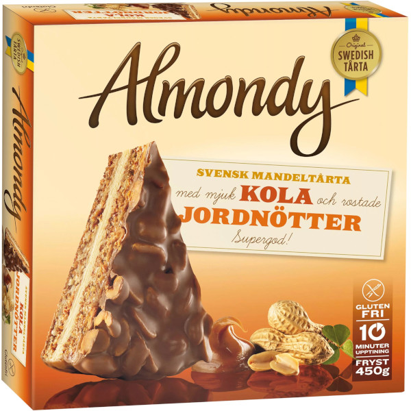 Almondy Mandeltårta Kola & Jordnötter