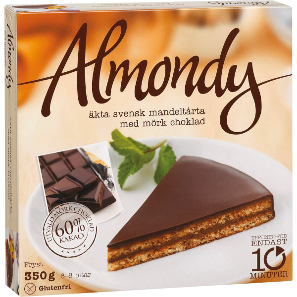 Almondy Mandeltårta Mörk Choklad