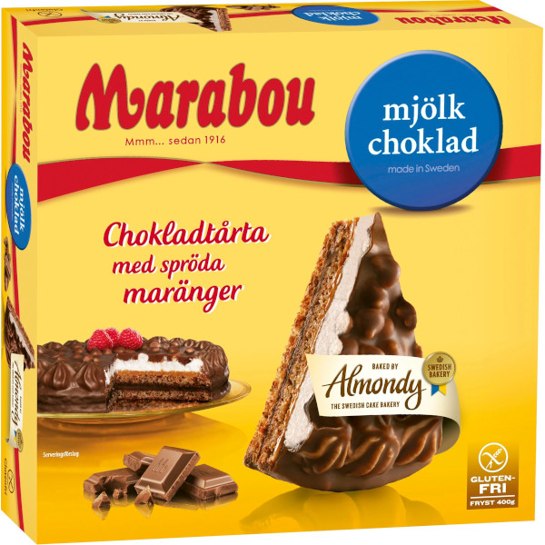 Almondy Marabou Mjölkchokladtårta Maränger