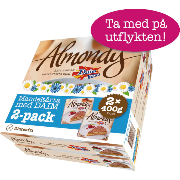 Almondy Mandeltårta Daim