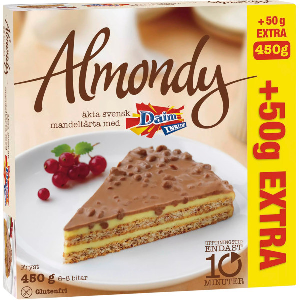 Almondy Mandeltårta Daim