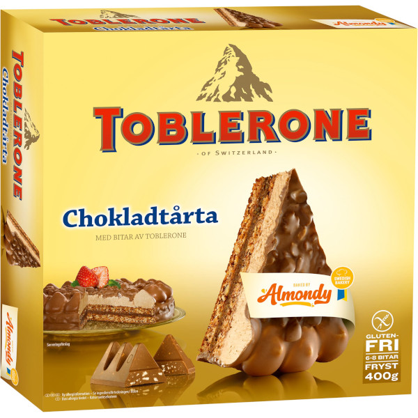 Almondy Mandeltårta Toblerone