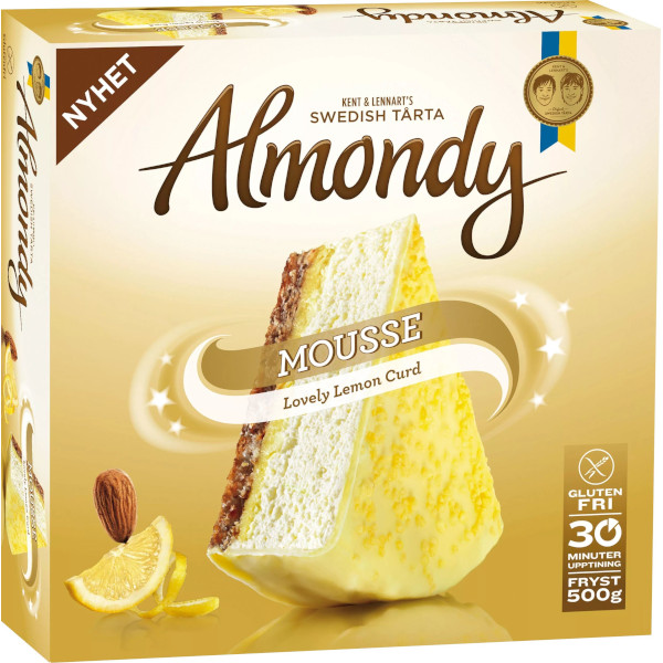 Almondy Mandeltårta Mousse Lovely Lemon Curd