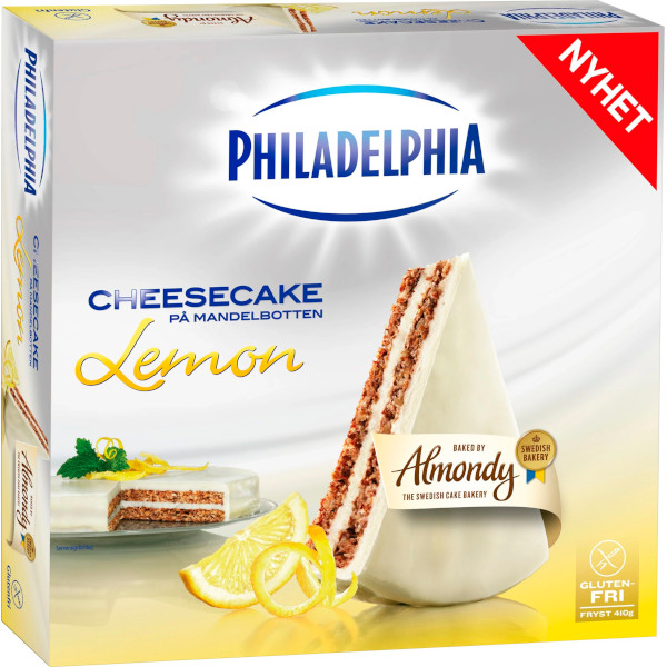 Almondy Mandeltårta Philadelphia Cheesecake Lemon