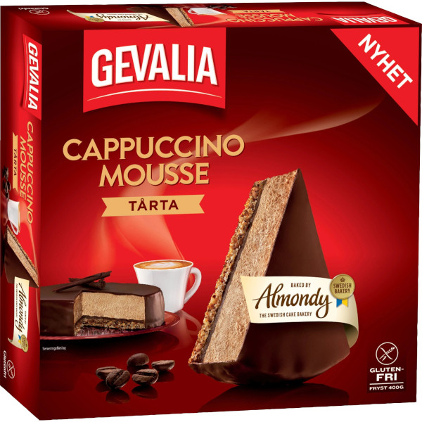 Almondy Mandeltårta Gevalia Cappuccinomousse