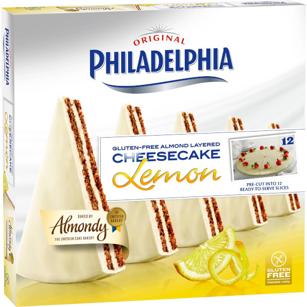 Almondy Mandeltårta Philadelphia Cheesecake Lemon