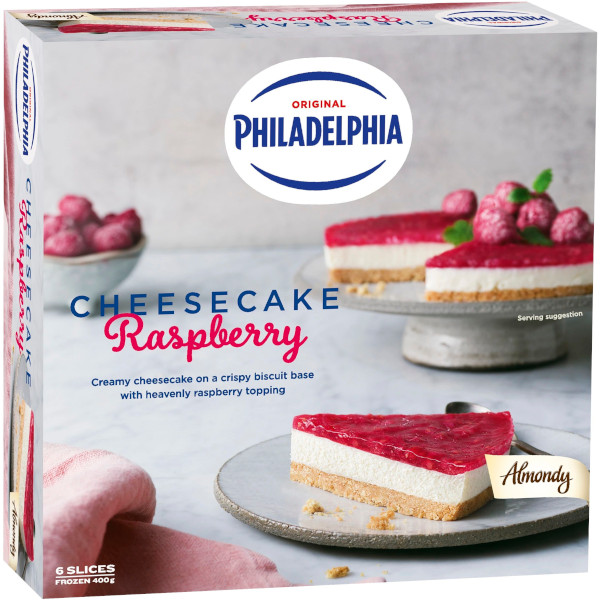 Almondy Philadelphia Cheesecake Raspberry