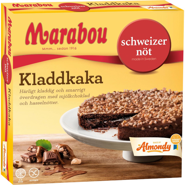 Almondy Kladdkaka Marabou Schweizernöt