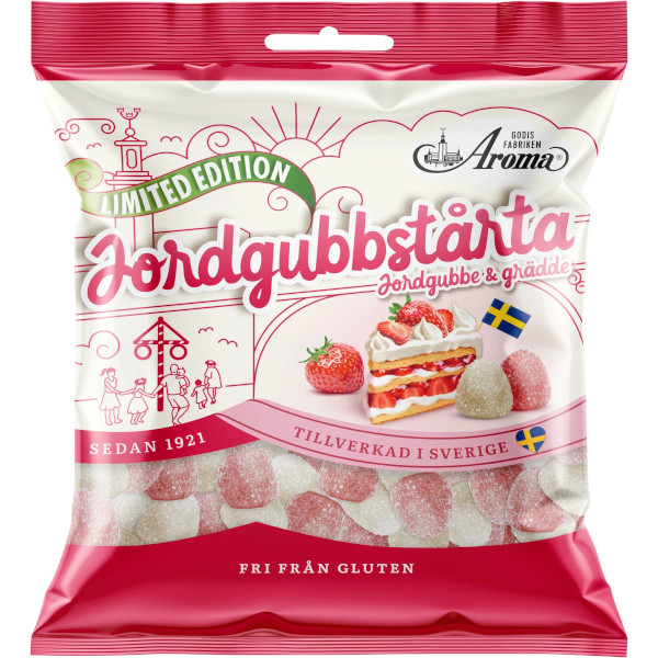 Aroma Gelégodis Jordgubbstårta